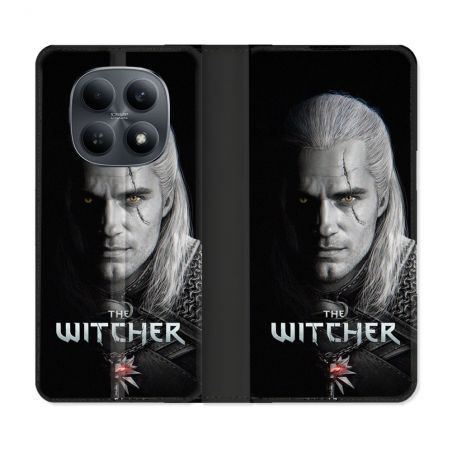 Housse Cuir Portefeuille Pour Xiaomi Redmi Note 15 4G The Witcher Noir