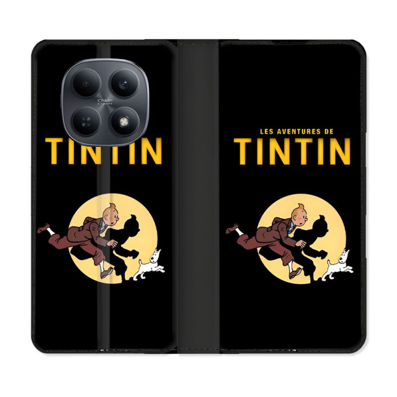 Housse Cuir Portefeuille Pour Xiaomi Redmi Note 15 4G Tintin Classique