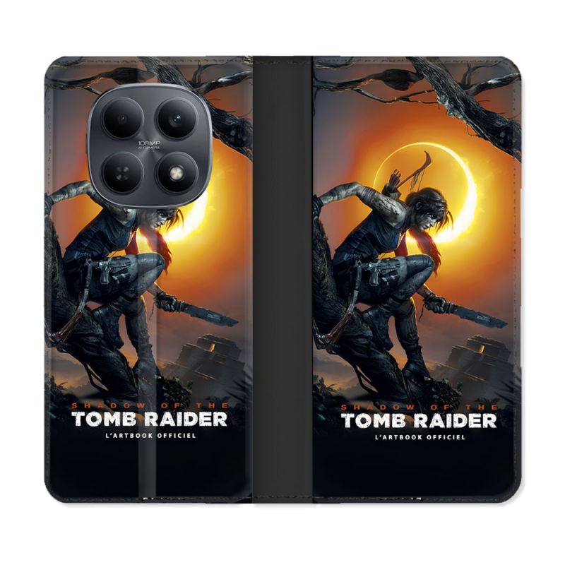 Housse Cuir Portefeuille Pour Xiaomi Redmi Note 15 4G Tomb Raider