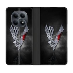 Housse Cuir Portefeuille Pour Xiaomi Redmi Note 15 4G Viking