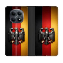Housse Cuir Portefeuille Pour Xiaomi Redmi Note 15 4G Voyage Drapeau Allemagne