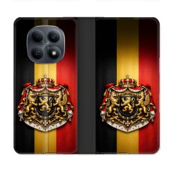 Housse Cuir Portefeuille Pour Xiaomi Redmi Note 15 4G Voyage Drapeau Belgique