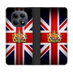 Housse Cuir Portefeuille Pour Xiaomi Redmi Note 15 4G Voyage Drapeau Grande Bretagne UK