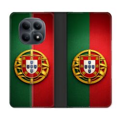 Housse Cuir Portefeuille Pour Xiaomi Redmi Note 15 4G Voyage Drapeau Portugal