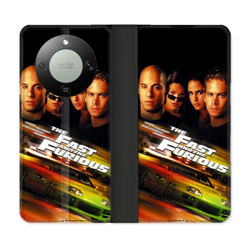 Housse Cuir Portefeuille Pour Honor Magic 8 Lite 5G The Fast And Furious