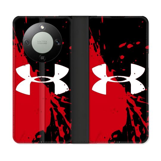 Housse Cuir Portefeuille Pour Honor Magic 8 Lite 5G Under Armour