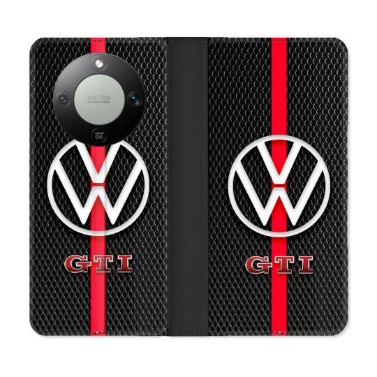 Housse Cuir Portefeuille Pour Honor Magic 8 Lite 5G Volkwagen Line