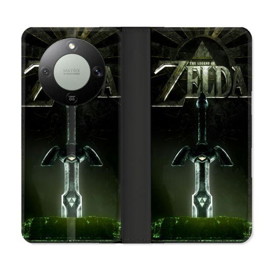 Housse Cuir Portefeuille Pour Honor Magic 8 Lite 5G Zelda