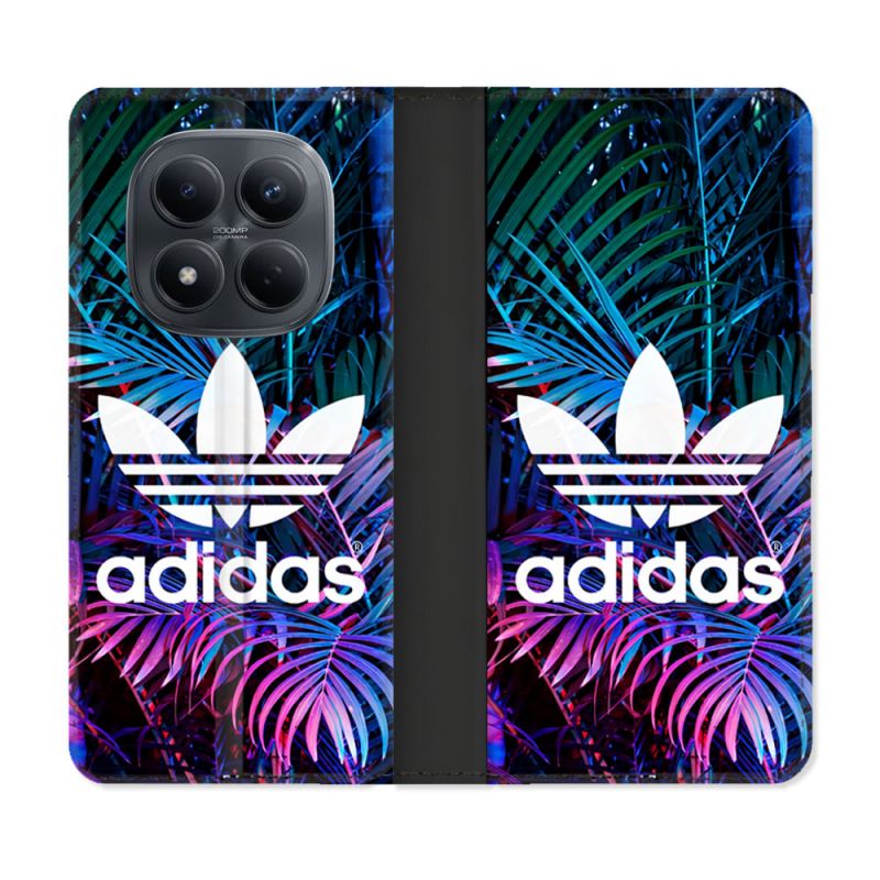 Housse Cuir Portefeuille Pour Xiaomi Redmi Note 15 Pro 4G Adidas Palmier