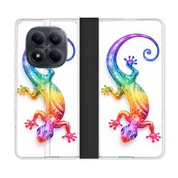 Housse Cuir Portefeuille Pour Xiaomi Redmi Note 15 Pro 4G Animal Salamandre Color 2026