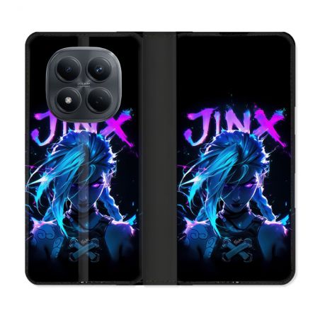 Housse Cuir Portefeuille Pour Xiaomi Redmi Note 15 Pro 4G Arcane Jinx Night