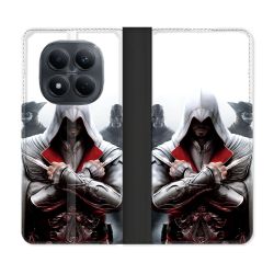 Housse Cuir Portefeuille Pour Xiaomi Redmi Note 15 Pro 4G Assassin Creed Mask
