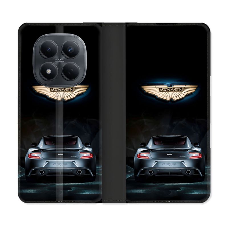 Housse Cuir Portefeuille Pour Xiaomi Redmi Note 15 Pro 4G Aston Martin