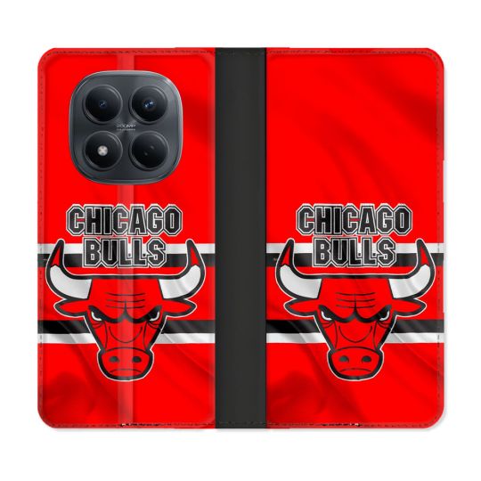 Housse Cuir Portefeuille Pour Xiaomi Redmi Note 15 Pro 4G Basket Chicago Bulls