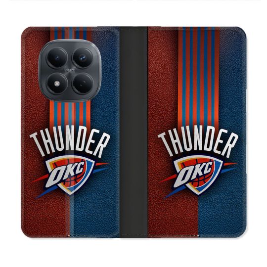 Housse Cuir Portefeuille Pour Xiaomi Redmi Note 15 Pro 4G Basket Oklahoma City Thunder