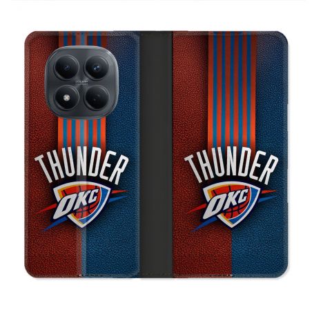 Housse Cuir Portefeuille Pour Xiaomi Redmi Note 15 Pro 4G Basket Oklahoma City Thunder