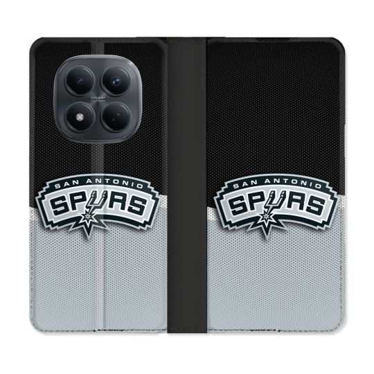 Housse Cuir Portefeuille Pour Xiaomi Redmi Note 15 Pro 4G Basket San Antonio Spurs