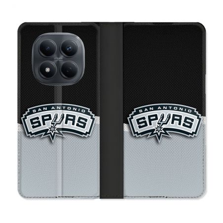 Housse Cuir Portefeuille Pour Xiaomi Redmi Note 15 Pro 4G Basket San Antonio Spurs