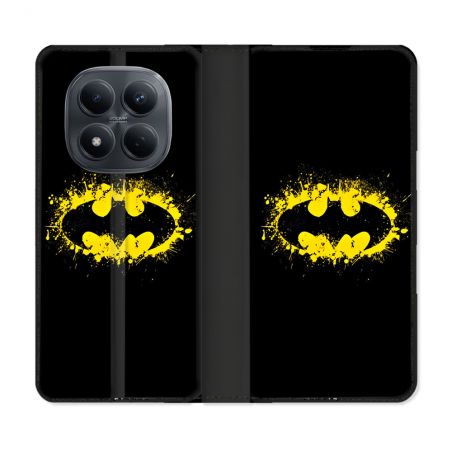 Housse Cuir Portefeuille Pour Xiaomi Redmi Note 15 Pro 4G Batman Logo