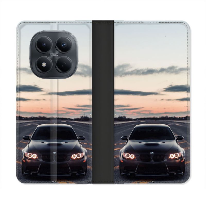 Housse Cuir Portefeuille Pour Xiaomi Redmi Note 15 Pro 4G BMW Serie