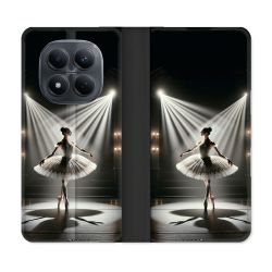 Housse Cuir Portefeuille Pour Xiaomi Redmi Note 15 Pro 4G Danseuse Lumière