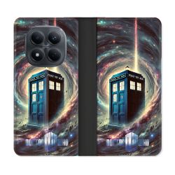 Housse Cuir Portefeuille Pour Xiaomi Redmi Note 15 Pro 4G Dr Who Tardis Univers
