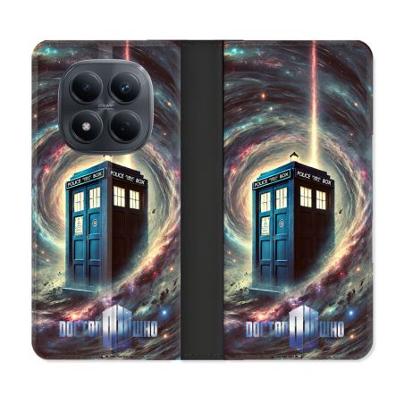 Housse Cuir Portefeuille Pour Xiaomi Redmi Note 15 Pro 4G Dr Who Tardis Univers