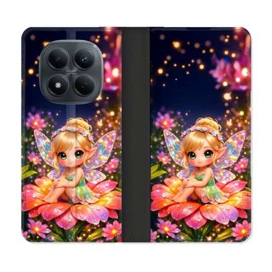 Housse Cuir Portefeuille Pour Xiaomi Redmi Note 15 Pro 4G Fantastique Fee Kawaii