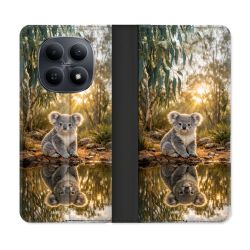 Housse Cuir Portefeuille Pour Xiaomi Redmi Note 15 5G Animal Koala Reflet