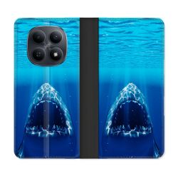 Housse Cuir Portefeuille Pour Xiaomi Redmi Note 15 5G Animal Requin Dent