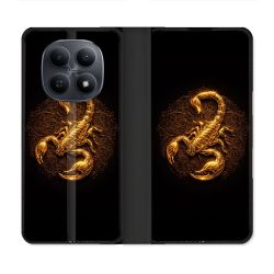 Housse Cuir Portefeuille Pour Xiaomi Redmi Note 15 5G Animal Scorpion Fresque 2026
