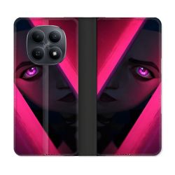Housse Cuir Portefeuille Pour Xiaomi Redmi Note 15 5G Arcane Jinx Rose