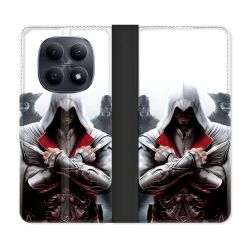 Housse Cuir Portefeuille Pour Xiaomi Redmi Note 15 5G Assassin Creed Mask