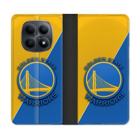 Housse Cuir Portefeuille Pour Xiaomi Redmi Note 15 5G Basket Golden State Warriors
