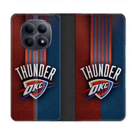 Housse Cuir Portefeuille Pour Xiaomi Redmi Note 15 5G Basket Oklahoma City Thunder