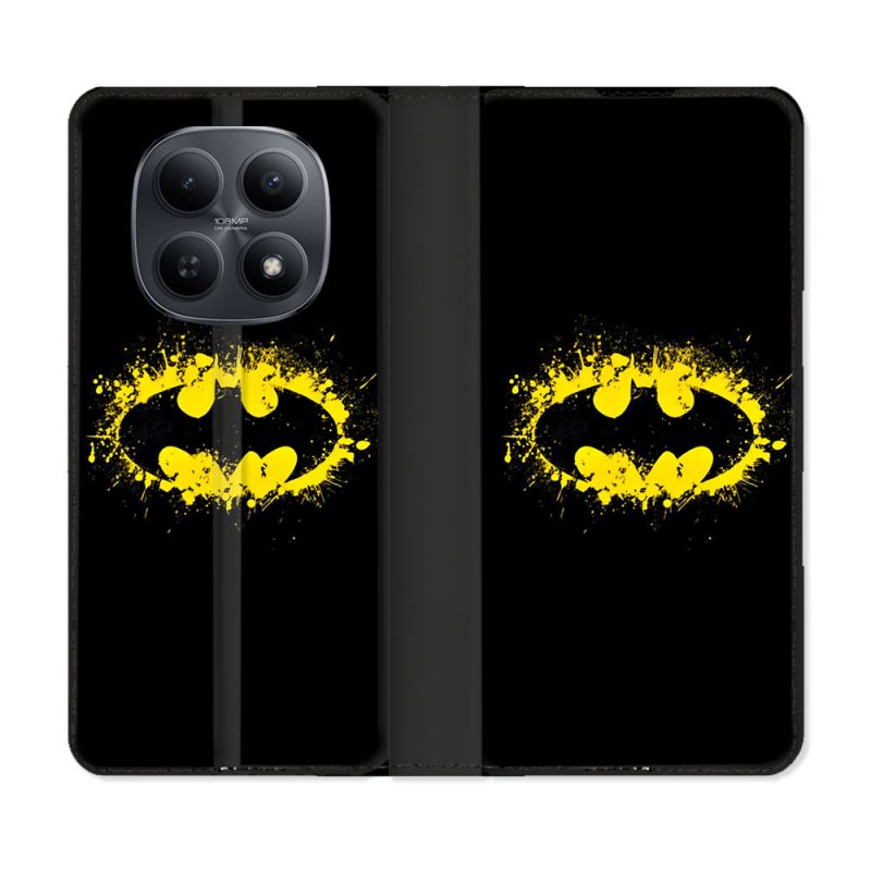 Housse Cuir Portefeuille Pour Xiaomi Redmi Note 15 5G Batman Logo