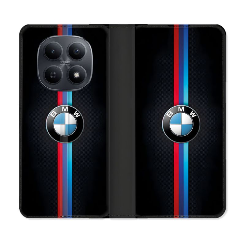 Housse Cuir Portefeuille Pour Xiaomi Redmi Note 15 5G BMW Logo