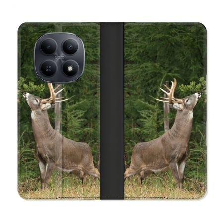Housse Cuir Portefeuille Pour Xiaomi Redmi Note 15 5G Chasse Cerf