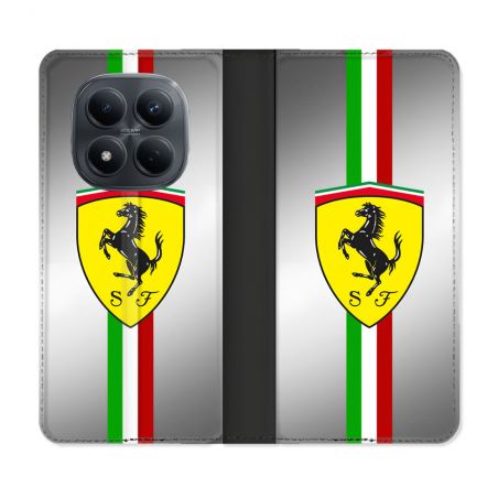 Housse Cuir Portefeuille Pour Xiaomi Redmi Note 15 Pro 4G Ferrari Ligne