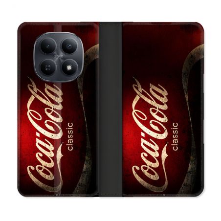 Housse Cuir Portefeuille Pour Xiaomi Redmi Note 15 5G Coca Cola Classique