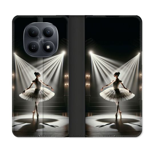 Housse Cuir Portefeuille Pour Xiaomi Redmi Note 15 5G Danseuse Lumière