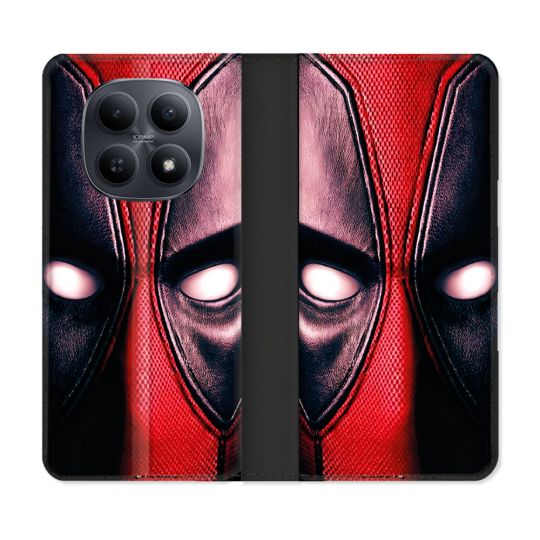 Housse Cuir Portefeuille Pour Xiaomi Redmi Note 15 5G Deadpool Yeux