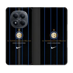Housse Cuir Portefeuille Pour Xiaomi Redmi Note 15 Pro 4G Foot Inter Milan