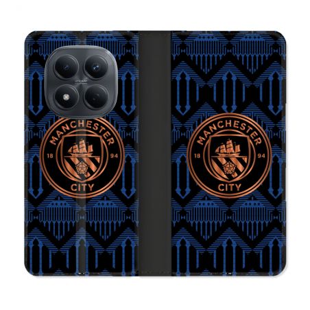 Housse Cuir Portefeuille Pour Xiaomi Redmi Note 15 Pro 4G Foot Manchester City