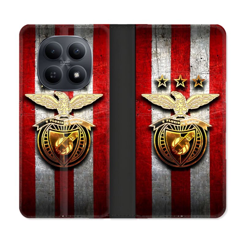 Housse Cuir Portefeuille Pour Xiaomi Redmi Note 15 5G Foot Benfica