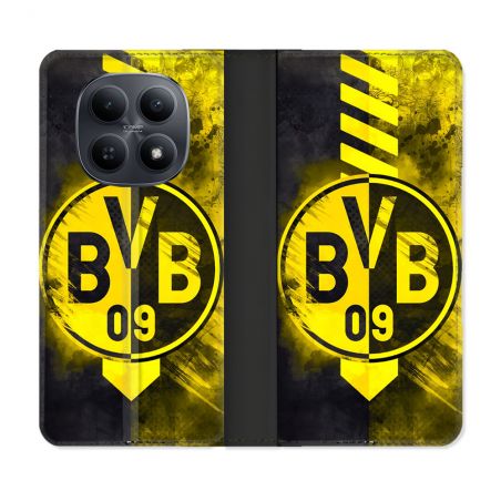 Housse Cuir Portefeuille Pour Xiaomi Redmi Note 15 5G Foot Dortmund