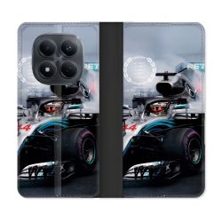Housse Cuir Portefeuille Pour Xiaomi Redmi Note 15 Pro 4G Formule 1 F1 Mercedes Petronas