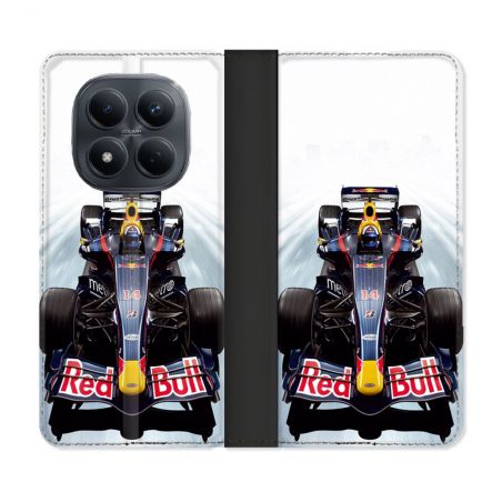 Housse Cuir Portefeuille Pour Xiaomi Redmi Note 15 Pro 4G Formule 1 F1 Red Bull
