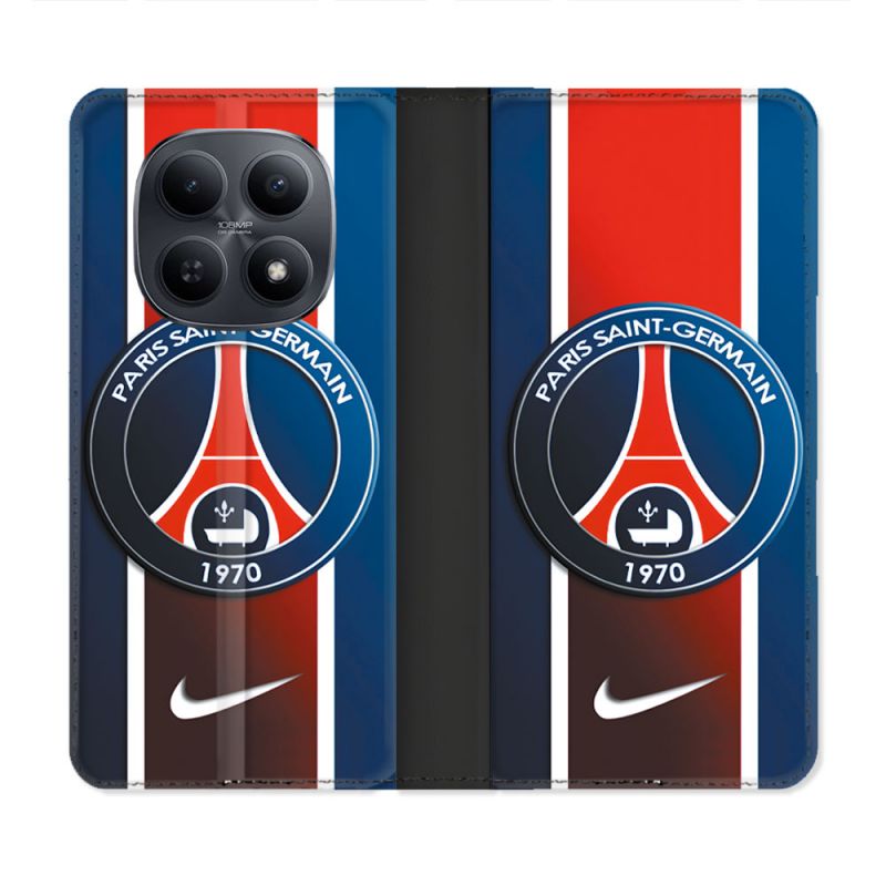 Housse Cuir Portefeuille Pour Xiaomi Redmi Note 15 5G Foot PSG 1970