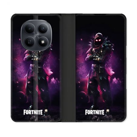 Housse Cuir Portefeuille Pour Xiaomi Redmi Note 15 5G Fortnite Raven